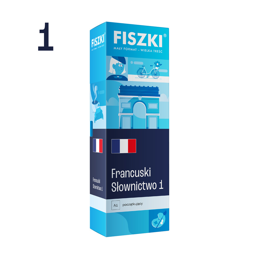 Fiszki - język francuski - słownictwo 1 - skuteczna i szybka metoda nauki języka francuskiego