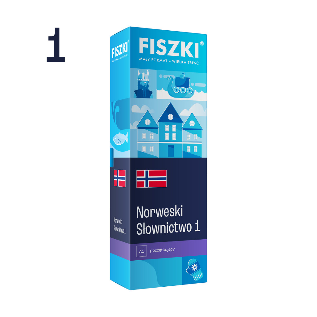 Fiszki - język norweski - słownictwo 1 - skuteczna i szybka metoda nauki języka norweskiego