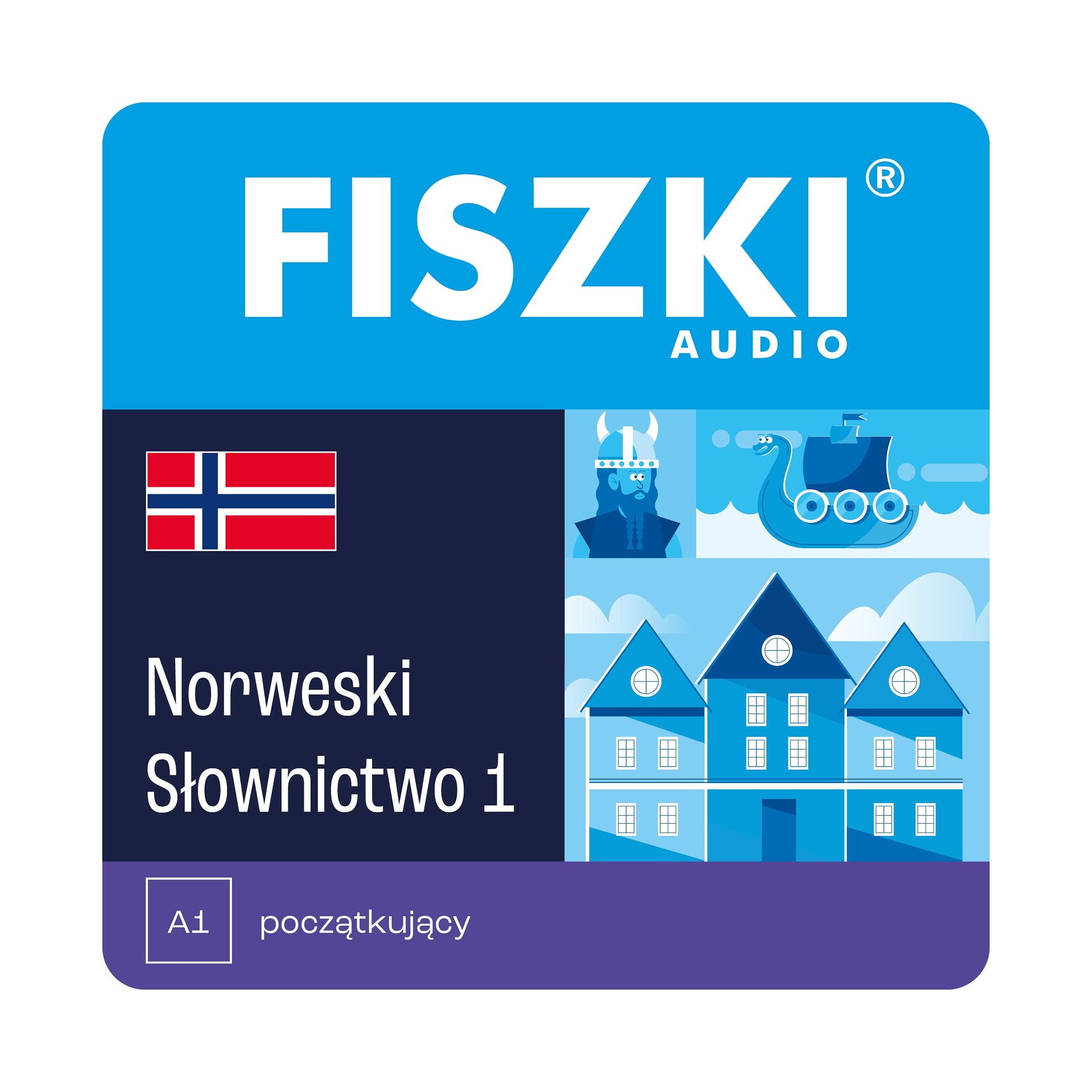 Kurs audio (audiobook mp3) - język norweski - Słownictwo 1 (poziom A1)