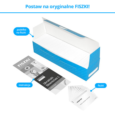 Fiszki - zestaw do szybkiej nauki języka ukraińskiego na poziomie podstawowym