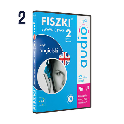 Fiszki audio - język angielski - słownictwo 2 - płyta CD do szybkiej nauki języka angielskiego