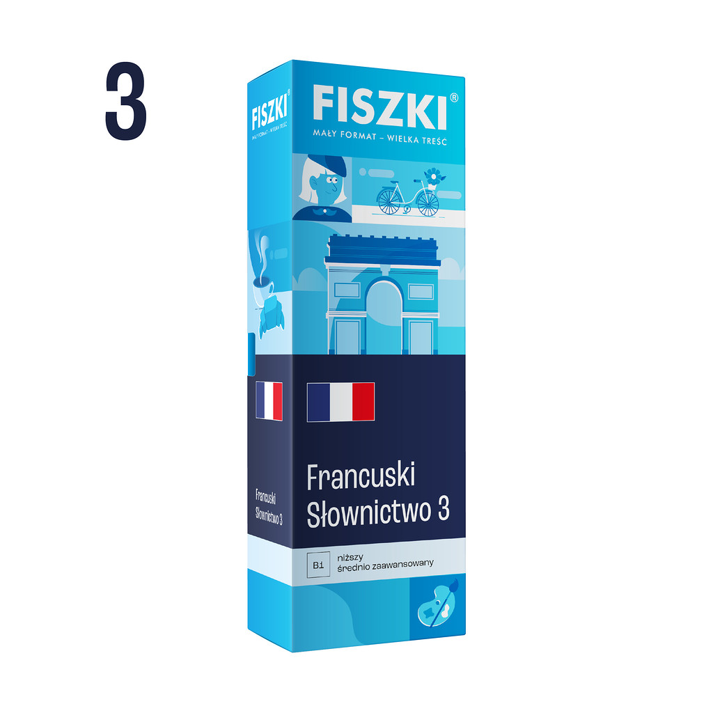 Fiszki - język francuski - słownictwo 3 - skuteczna i szybka metoda nauki języka francuskiego