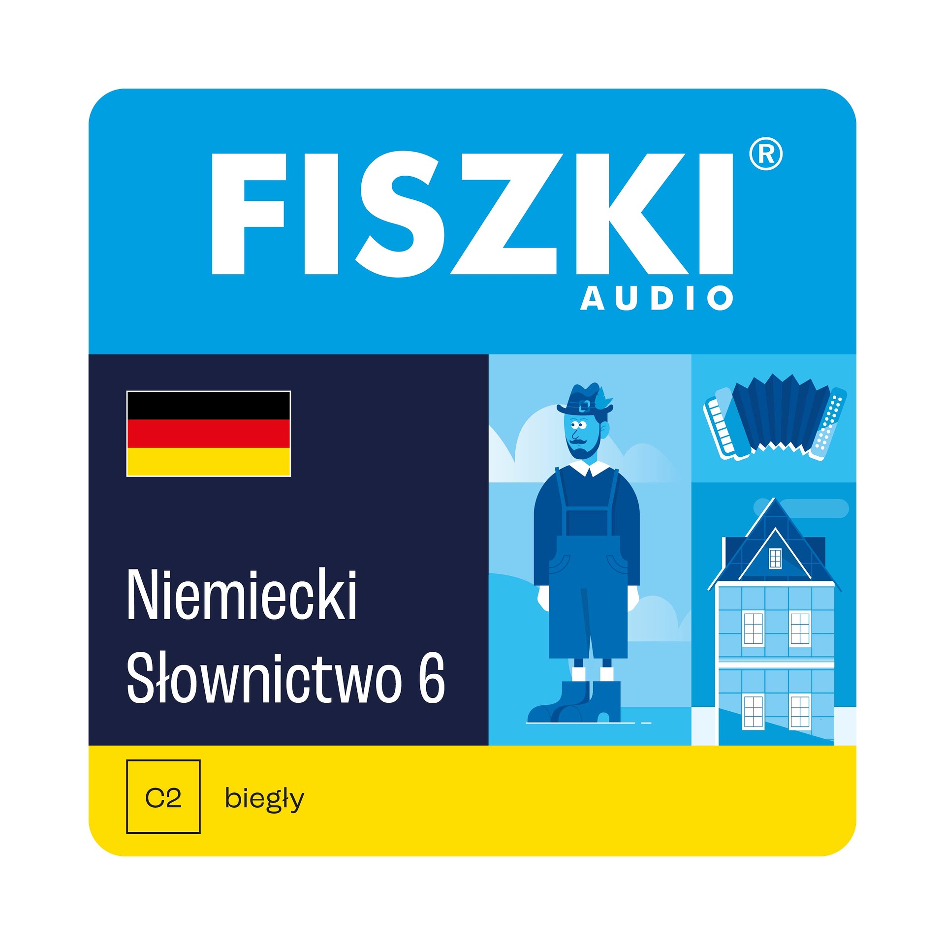 Kurs audio (audiobook mp3) - język niemiecki - Słownictwo 6 (poziom C2)