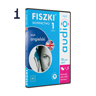 Zestaw fiszek - SŁOWNICTWO 1 - angielski (płyta CD mp3)