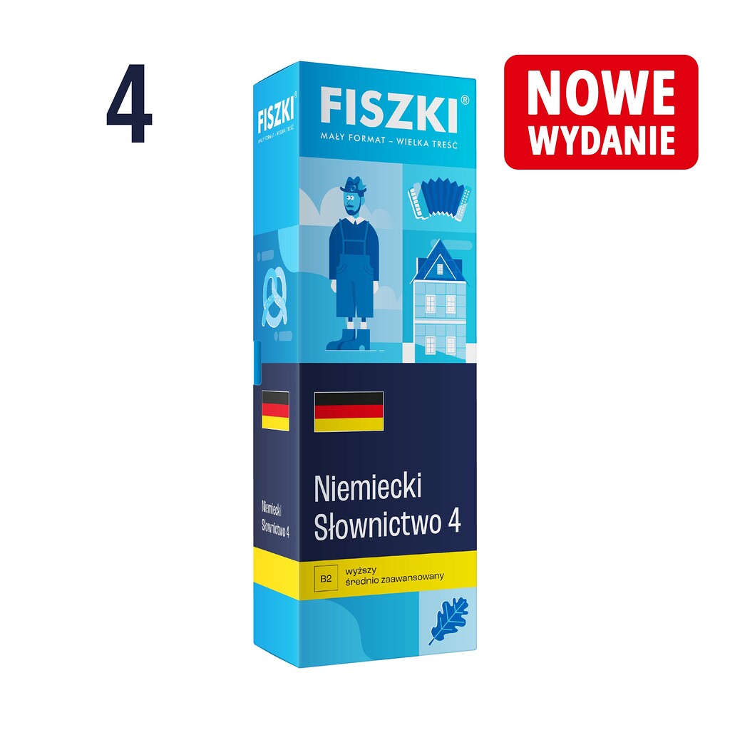 Fiszki - język niemiecki - Słownictwo 4 - skuteczna i szybka metoda nauki języka niemieckiego