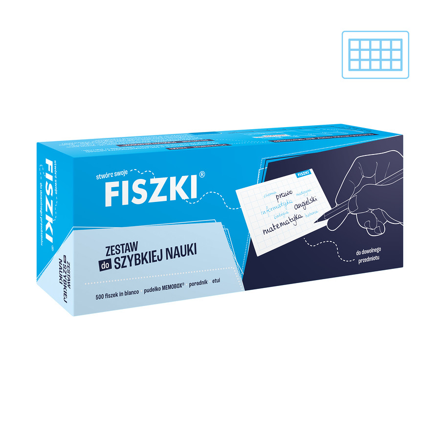 STWÓRZ SWOJE FISZKI - zestaw do szybkiej nauki
