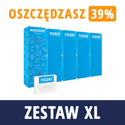 Zestaw fiszek - WŁOSKI XL (wersja EKO) - oszczędzasz 183 zł!