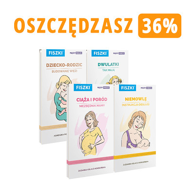 Zestaw fiszek - WYPRAWKA DLA RODZICÓW - oszczędzasz 51 zł!